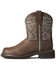 Ariat Women's Heritage Mazy Western Performance Boots - Round Toe, Brown, hi-res