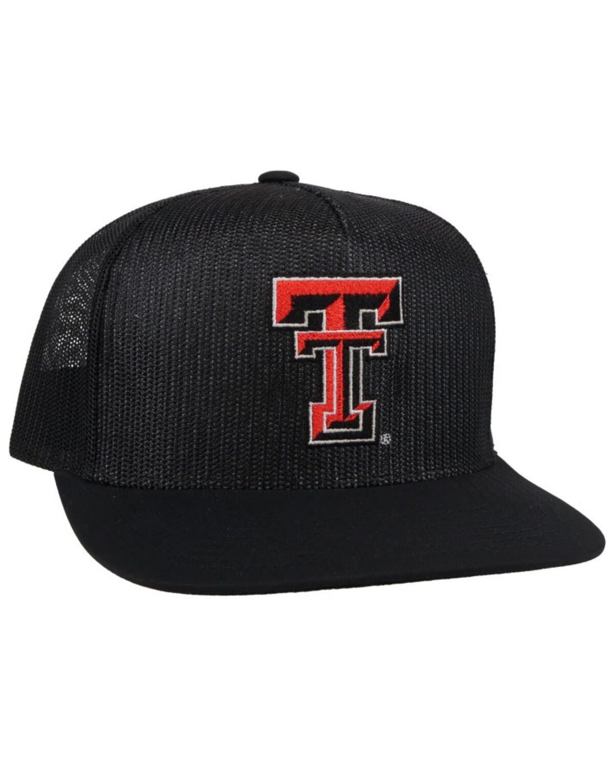 Image #6 - Hey Men's Texas Tech Logo Patch Mesh Ball Cap, Black, hi-res