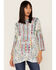 Image #1 - Johnny Was Women's Isla Embroidered Floral Print Tunic Blouse, No Color, hi-res