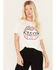 The NASH Collection Women's Nash Lips Graphic Tee, White, hi-res