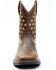 Brothers & Sons Men's Star Lite Performance Western Boots - Broad Square Toe, Brown, hi-res