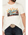 Image #3 - Dale Brisby Men's Rodeo Graphic  Off-White Short Sleeve T-Shirt , Cream, hi-res