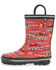 Image #3 - Western Chief Boys' Fire Truck Tread Rain Boots - Round Toe, Red, hi-res