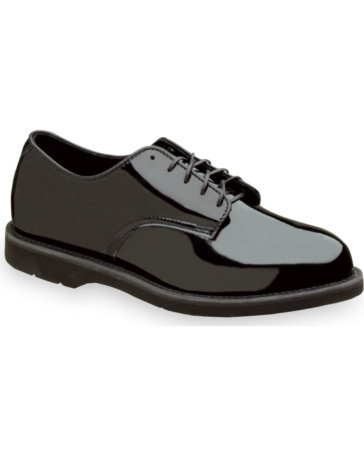Image #1 - Thorogood Men's Uniform Classics USA Poromeric Oxford Shoes, Black, hi-res