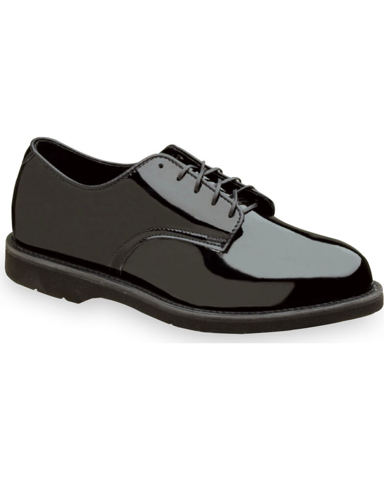 Thorogood Men's Uniform Classics Poromeric Oxfords, Black, hi-res