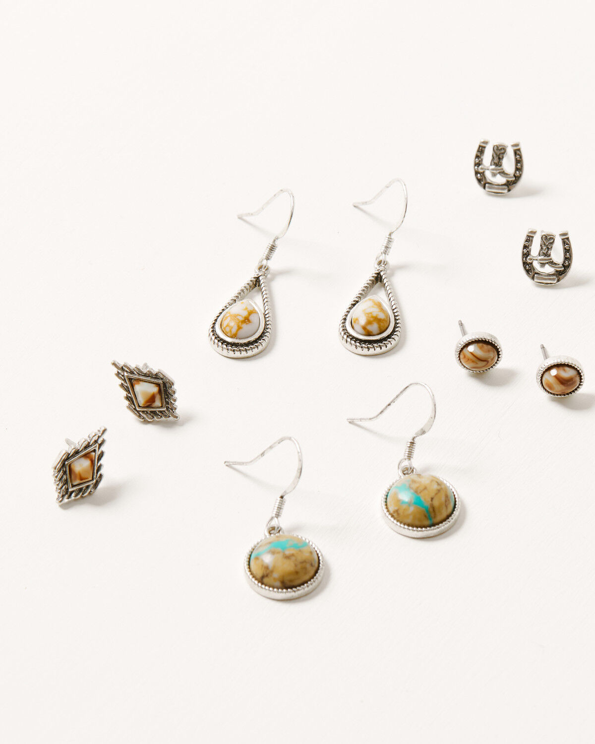 Image #1 - Shyanne Women's Sedona Sky Earring Set - 5 Piece, Silver, hi-res