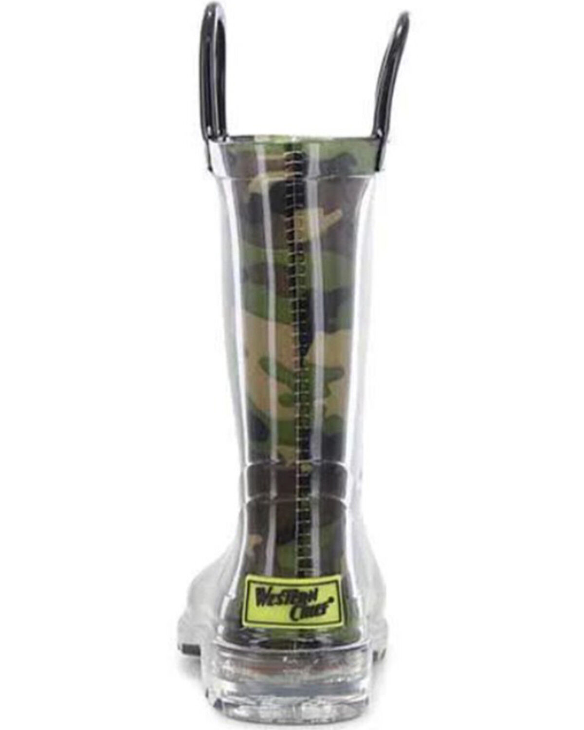 Image #5 - Western Chief Boys' Camo Lighted PVC Rain Boots, Green, hi-res