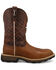 Image #2 - Twisted X Men's 11" UltraLite X™ Work Boots - Composite Toe, Brown, hi-res