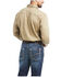 Image #2 - Ariat Men's FR Solid Long Sleeve Button Down Twill Work Shirt - Big , Beige/khaki, hi-res