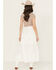 Image #3 - Miss Me Women's Crochet Lace Yoke Skirt, White, hi-res