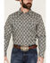 Image #3 - Gibson Trading Co Men's Vintage Medallion Print Long Sleeve Snap Western Shirt, Blue, hi-res