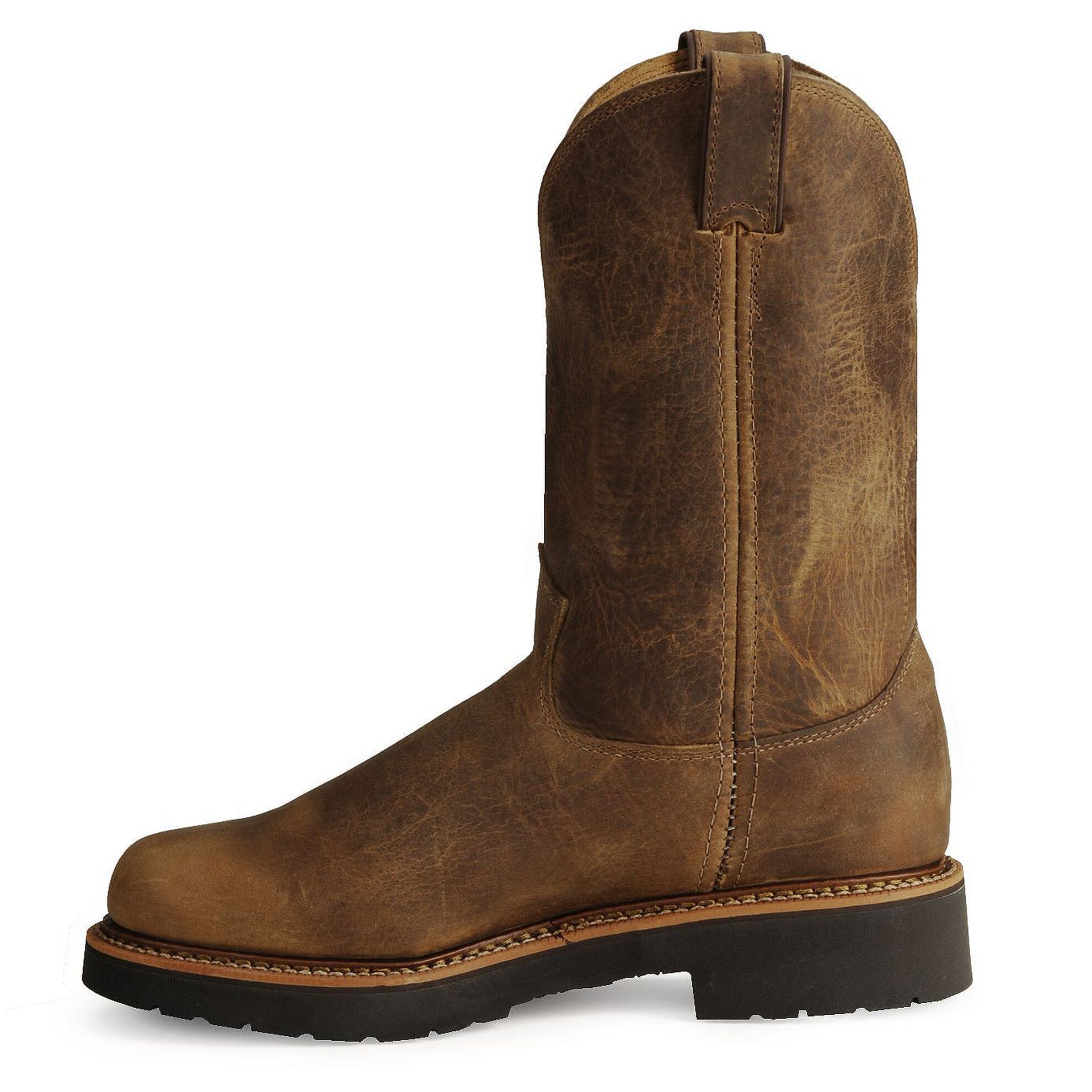 Justin Men s J Max Blueprint Bay Gaucho EH Pull On Work Boots Soft Toe Sheplers