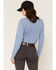 Image #4 - Ariat Women's FR Baselayer Long Sleeve Work Shirt, Medium Blue, hi-res