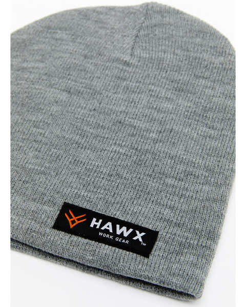 Image #2 - Hawx® Men's Bar Logo Skull Cap , Grey, hi-res
