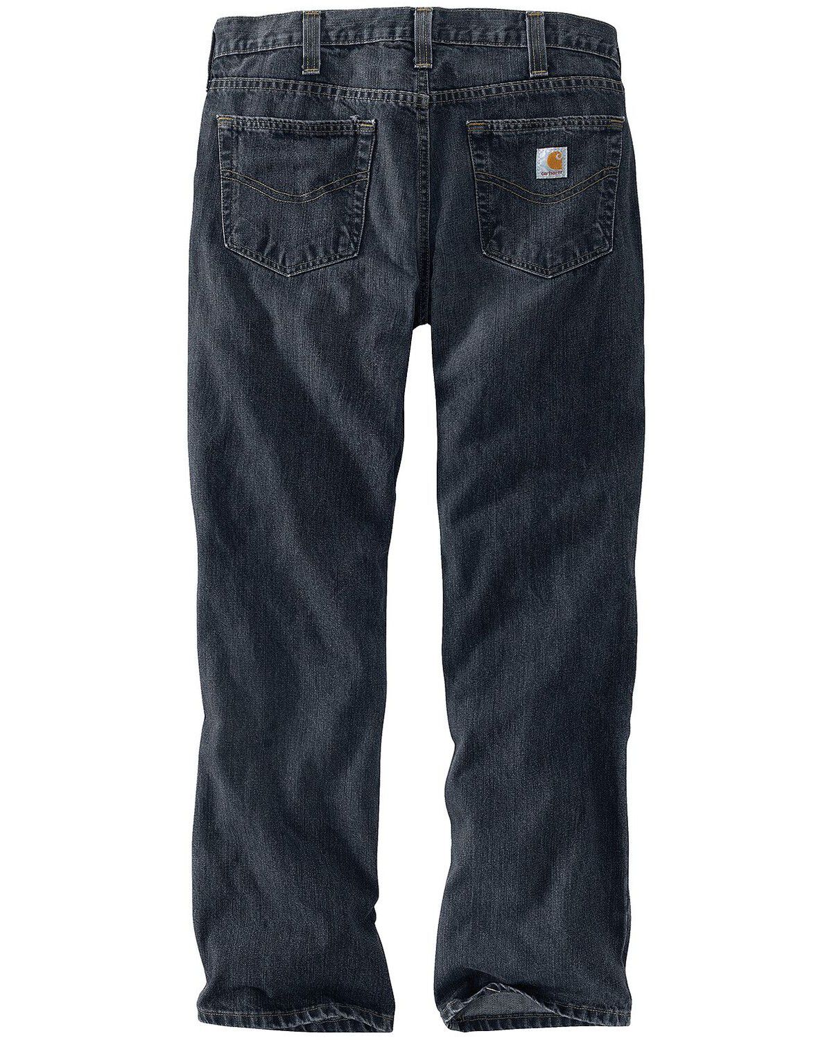 Image #1 - Carhartt Men's Holter Relaxed Fit Straight Leg Jeans, Med Stone, hi-res