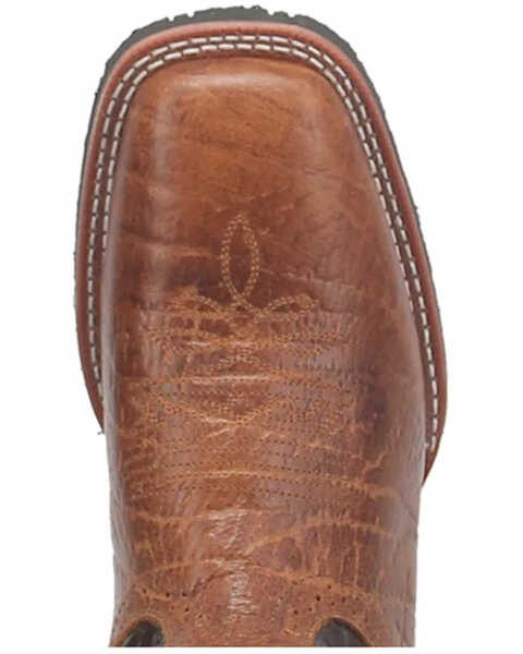 Image #6 - Laredo Men's Broken Bow Western Performance Boots - Broad Square Toe, Rust Copper, hi-res