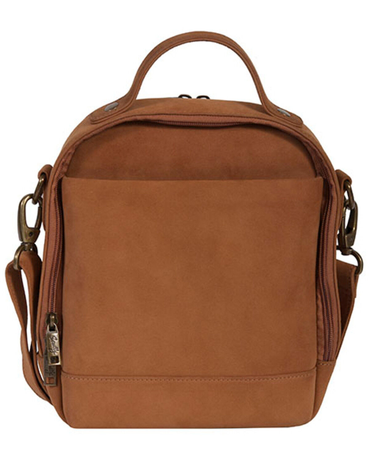 Image #1 - Scully Women's Travel Leather Tote, Brown, hi-res