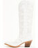 Shyanne Women's High Desert Tall Western Boots - Snip Toe, White, hi-res