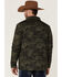 Image #4 - Rock & Roll Denim Men's Camo Print Twill Puffer Snap-Down Shirt Jacket, Olive, hi-res