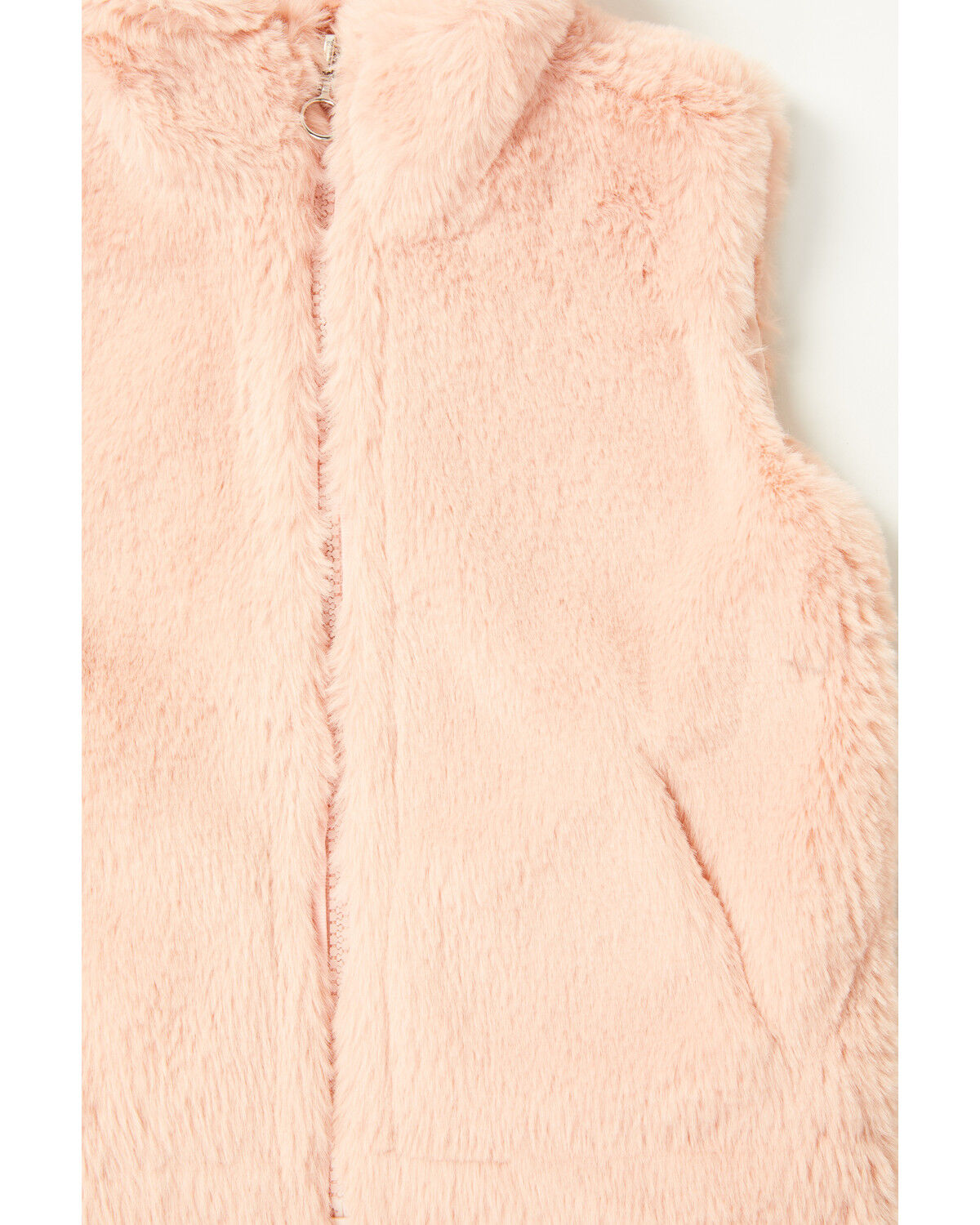 Image #2 - Urban Republic Toddler Girls' Solid Faux Fur Vest, Pink, hi-res