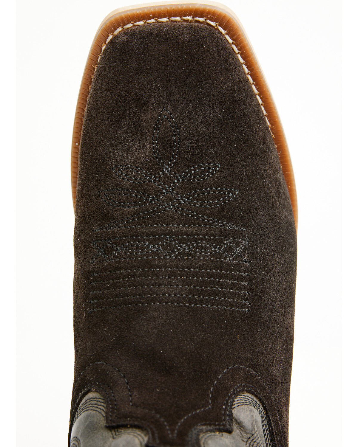 Image #6 - Smoky Mountain Men's Santa Fe Performance Western Boots - Square Toe, Black, hi-res