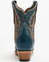 Image #5 - Circle G Women's Triad Ankle Western Boots - Snip Toe, Navy, hi-res
