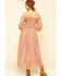 Image #6 - Molly Bracken Women's Pink Print Smock Dress , Pink, hi-res