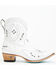 Image #2 - Lane Women's Cossette Western Booties - Snip Toe, White, hi-res