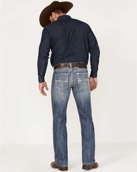 Image #1 - Rock & Roll Denim Men's Pistol Medium Vintage Wash Straight Jeans , Medium Wash, hi-res