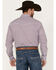 Image #4 - Wrangler 20x Men's Geo Medallion Print Long Sleeve Pearl Snap Western Shirt, Red, hi-res