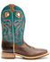 Image #2 - Double H Men's Elliott Western Boots - Broad Square Toe, Brown, hi-res