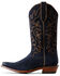 Image #2 - Ariat Women's Jukebox Suede Western Boots - Snip Toe, Blue, hi-res