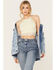 Image #1 - Fornia Women's Halter Lace Trim Bralette, Mint, hi-res