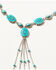 Image #2 - Shyanne Women's Desert Charm Turquoise Leather Charm Necklace, Silver, hi-res