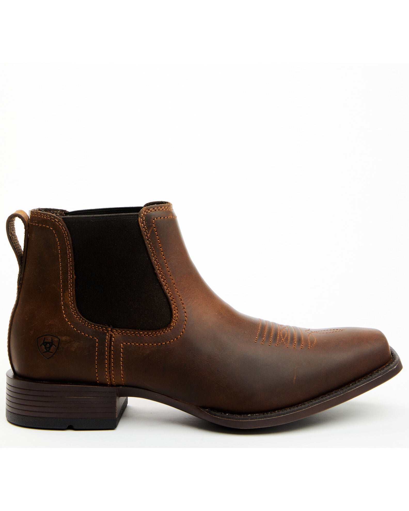 Ariat Booker Ultra Round Chelsea Marron pour Homme