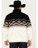 Powder River Outfitters by Panhandle Men's Southwestern Print Zip Pullover , Black, hi-res