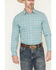 Image #3 - Gibson Trading Co Men's Lava Lamps Medallion Print Long Sleeve Button-Down Stretch Western Shirt, Teal, hi-res