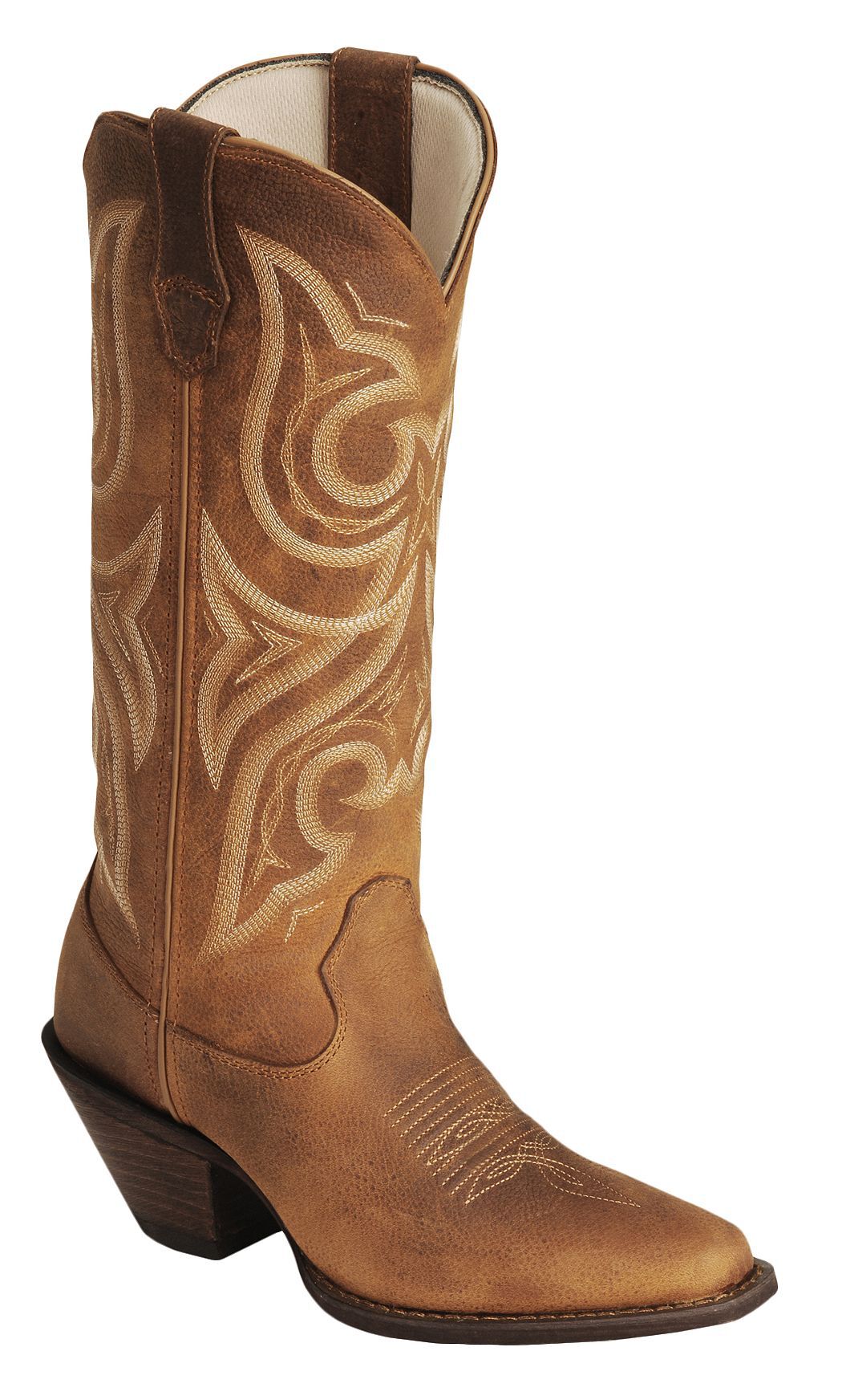 Crush by Durango Women's Jealousy Performance Western Boots - Square Toe, Cognac, hi-res