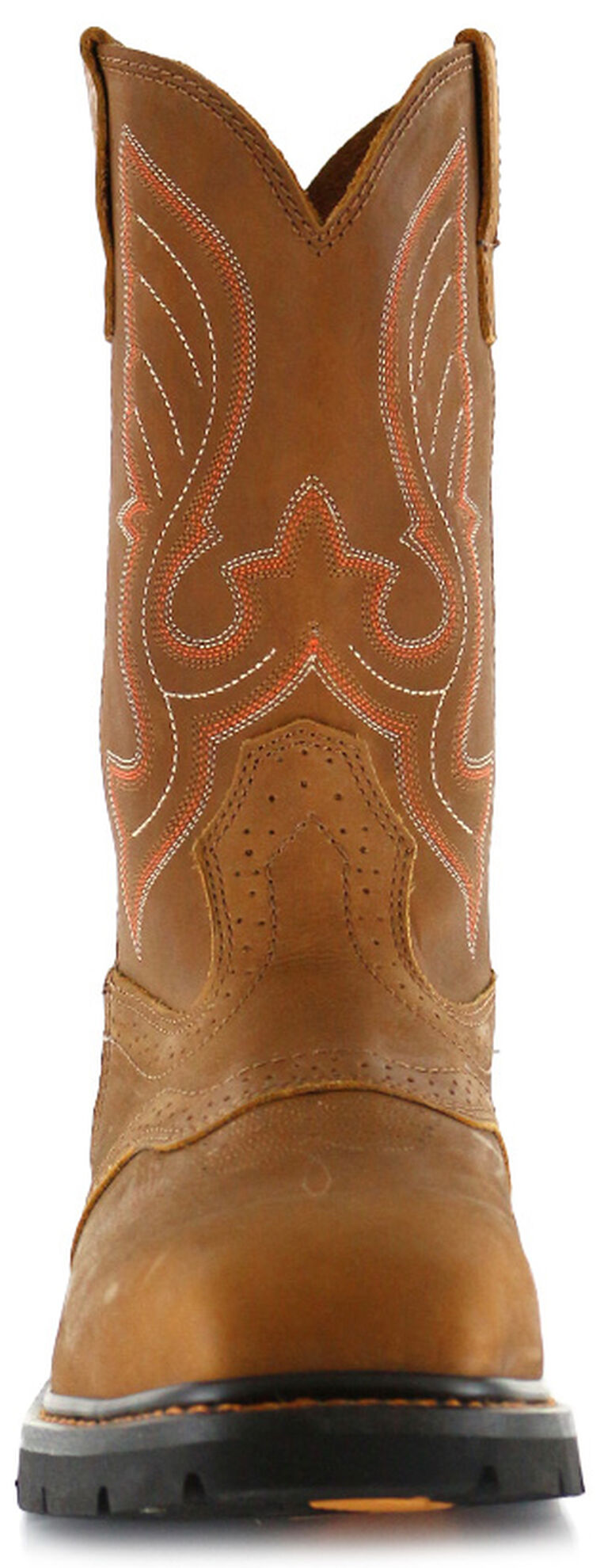 Image #7 - Cody James Men's Mustang Western Work Boots - Composite Toe, Brown, hi-res