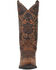 Image #4 - Laredo Women's Embroidered Leaf Western Performance Boots - Snip Toe, Tan, hi-res