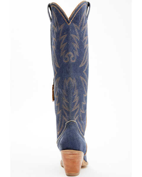 Image #5 - Idyllwind Women's Gwennie Denim Tall Western Boots - Snip Toe , Blue, hi-res
