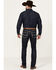 Image #1 - Rock & Roll Denim Men's Dark Wash Rifle Reflex Skinny Stretch Denim Jeans, Dark Wash, hi-res
