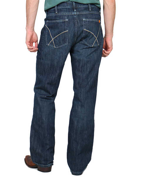 Image #1 - Wrangler 20X Men's 42 Vintage Bootcut Flame-Resistant Work Jeans, Denim, hi-res