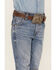 Image #2 - Wrangler Boys' Medium Wash Slim Straight Jeans, Medium Wash, hi-res