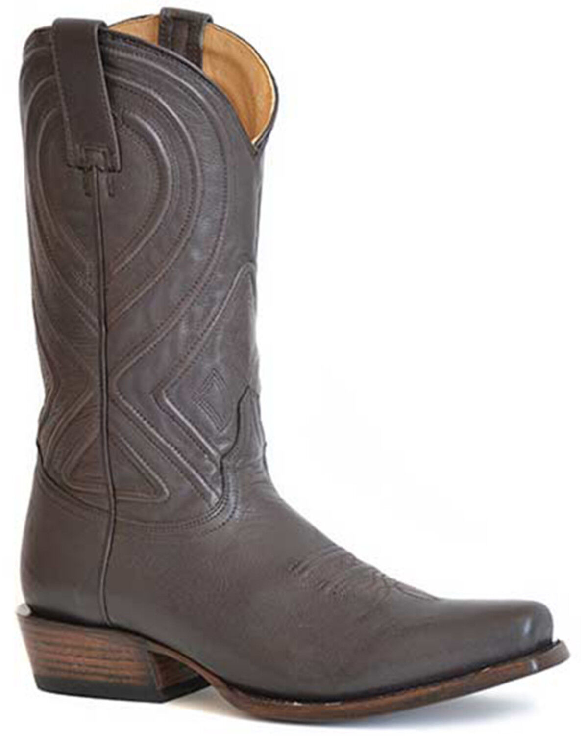 Image #1 - Stetson Men's Mossman Western Boots - Snip Toe, Brown, hi-res