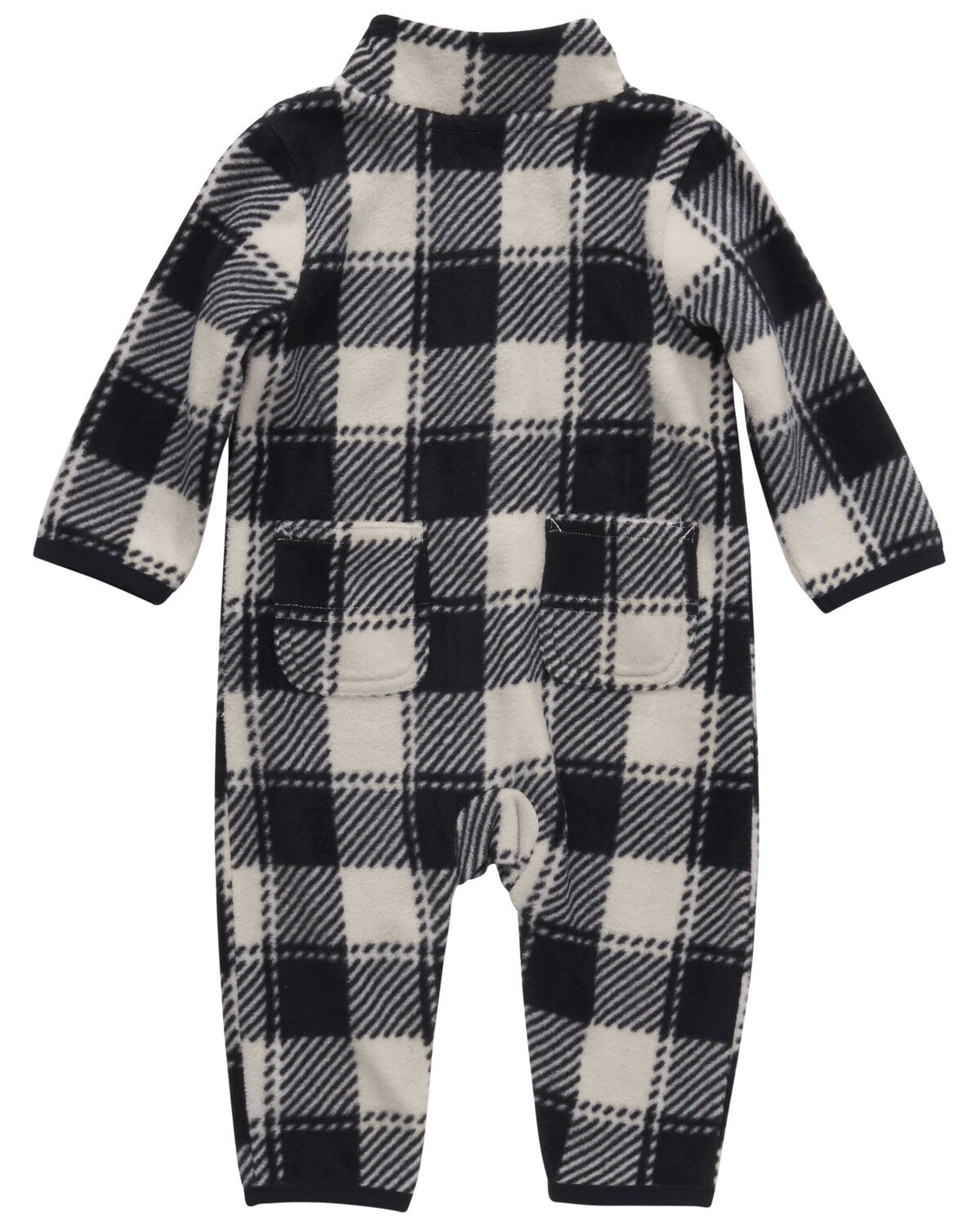 Image #2 - Carhartt Infant Boys' Plaid Print Long Sleeve Onesie, Black, hi-res