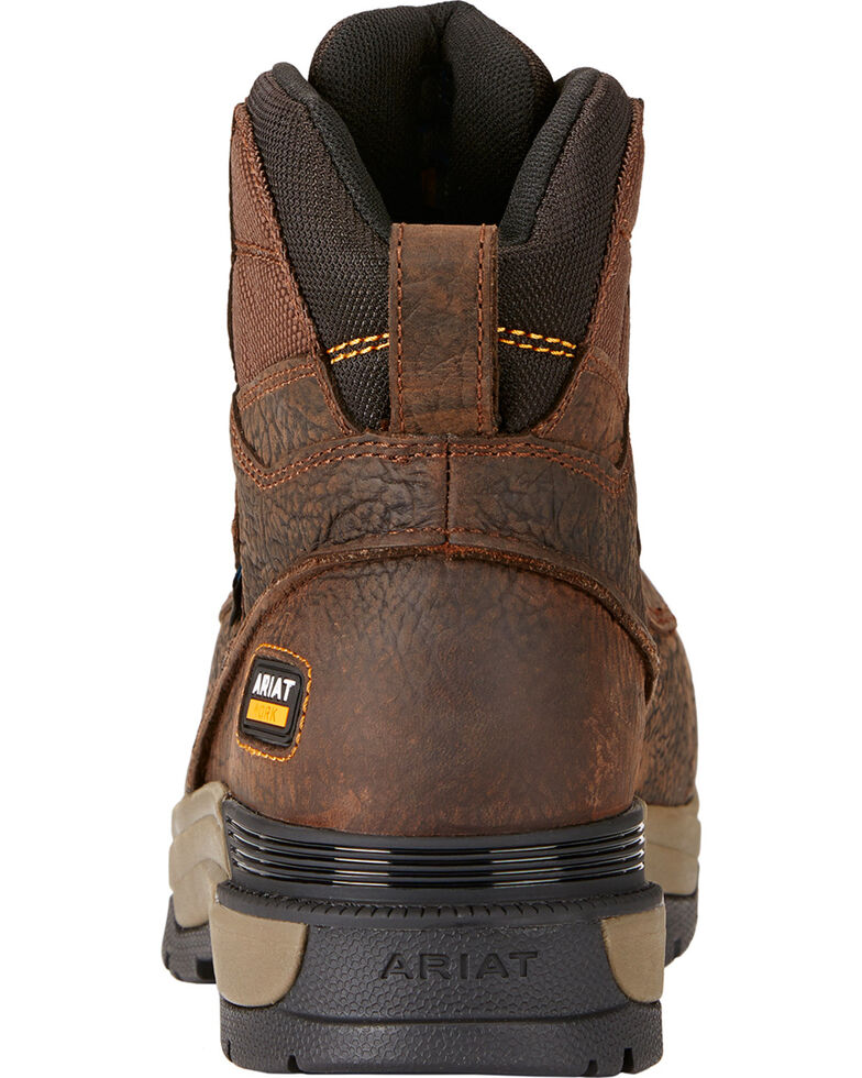 Ariat Men's Mastergrip 6" H2O Waterproof Boots - Composite Toe, Brown, hi-res