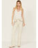 Image #1 - Wonderwest Women's Birch High Rise Studded Slim Bootcut Rigid-Like Stretch Denim Jeans, White, hi-res