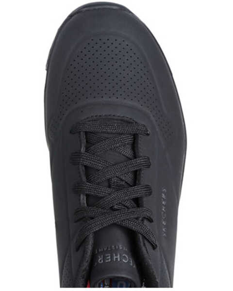 Image #3 - Skechers Women's Relaxed Fit Uno Sr Work Shoes - Round Toe , Black, hi-res