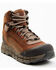 Image #1 - Brothers and Sons Men's 5" Lace-Up Waterproof Hiker Boots - Round Toe, Brown, hi-res